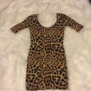 Cheetah print dress